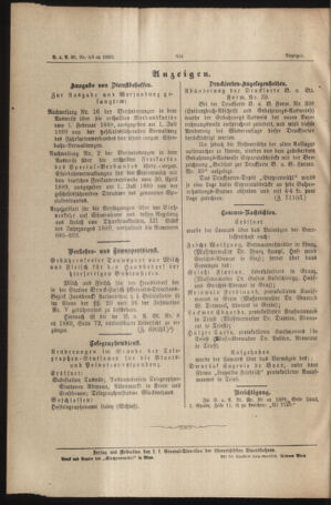 Verordnungs- und Anzeige-Blatt der k.k. General-Direction der österr. Staatsbahnen 18890709 Seite: 28