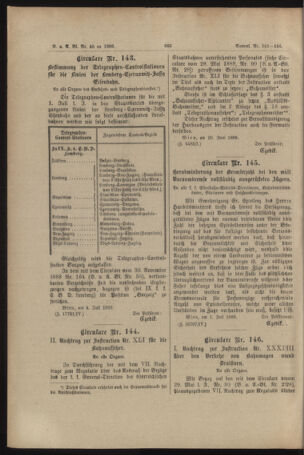 Verordnungs- und Anzeige-Blatt der k.k. General-Direction der österr. Staatsbahnen 18890715 Seite: 4