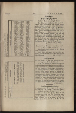 Verordnungs- und Anzeige-Blatt der k.k. General-Direction der österr. Staatsbahnen 18890718 Seite: 11