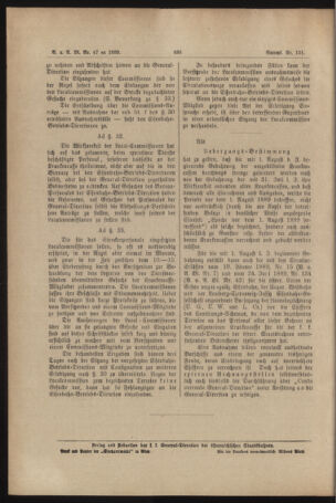 Verordnungs- und Anzeige-Blatt der k.k. General-Direction der österr. Staatsbahnen 18890720 Seite: 6