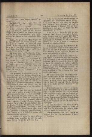 Verordnungs- und Anzeige-Blatt der k.k. General-Direction der österr. Staatsbahnen 18890725 Seite: 5