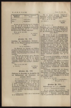 Verordnungs- und Anzeige-Blatt der k.k. General-Direction der österr. Staatsbahnen 18890801 Seite: 2