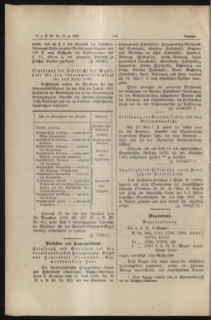 Verordnungs- und Anzeige-Blatt der k.k. General-Direction der österr. Staatsbahnen 18890801 Seite: 4