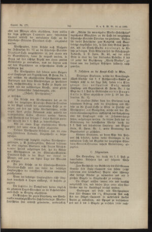 Verordnungs- und Anzeige-Blatt der k.k. General-Direction der österr. Staatsbahnen 18890818 Seite: 3