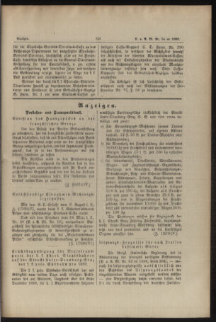 Verordnungs- und Anzeige-Blatt der k.k. General-Direction der österr. Staatsbahnen 18890818 Seite: 5