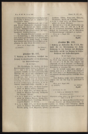 Verordnungs- und Anzeige-Blatt der k.k. General-Direction der österr. Staatsbahnen 18890823 Seite: 6