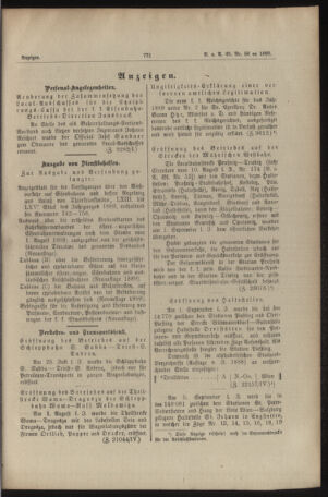 Verordnungs- und Anzeige-Blatt der k.k. General-Direction der österr. Staatsbahnen 18890904 Seite: 5