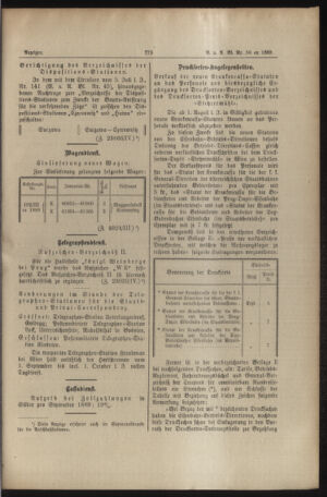 Verordnungs- und Anzeige-Blatt der k.k. General-Direction der österr. Staatsbahnen 18890904 Seite: 7