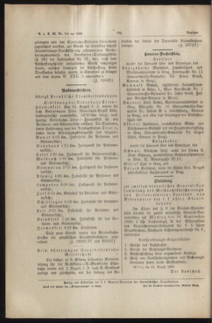 Verordnungs- und Anzeige-Blatt der k.k. General-Direction der österr. Staatsbahnen 18890904 Seite: 8