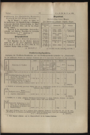 Verordnungs- und Anzeige-Blatt der k.k. General-Direction der österr. Staatsbahnen 18890909 Seite: 3