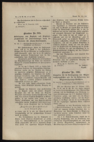 Verordnungs- und Anzeige-Blatt der k.k. General-Direction der österr. Staatsbahnen 18890923 Seite: 2