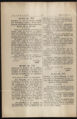 Verordnungs- und Anzeige-Blatt der k.k. General-Direction der österr. Staatsbahnen 18890926 Seite: 2