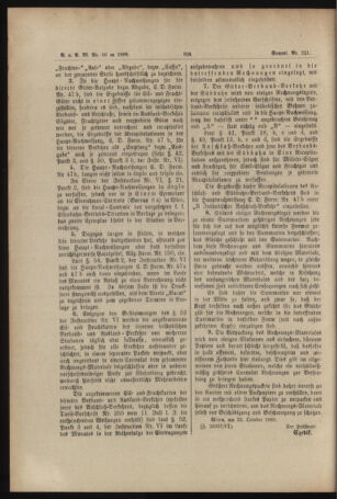 Verordnungs- und Anzeige-Blatt der k.k. General-Direction der österr. Staatsbahnen 18891026 Seite: 2