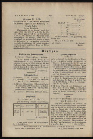 Verordnungs- und Anzeige-Blatt der k.k. General-Direction der österr. Staatsbahnen 18891105 Seite: 4