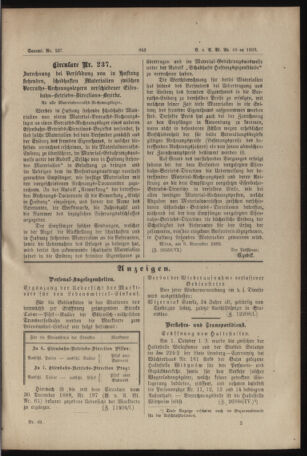 Verordnungs- und Anzeige-Blatt der k.k. General-Direction der österr. Staatsbahnen 18891115 Seite: 9