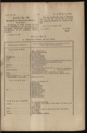 Verordnungs- und Anzeige-Blatt der k.k. General-Direction der österr. Staatsbahnen 18891223 Seite: 3