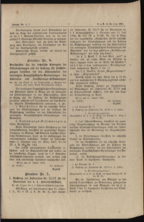 Verordnungs- und Anzeige-Blatt der k.k. General-Direction der österr. Staatsbahnen 18900124 Seite: 3