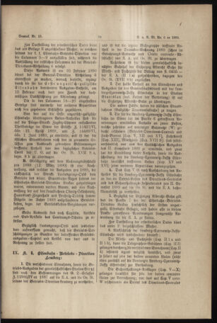 Verordnungs- und Anzeige-Blatt der k.k. General-Direction der österr. Staatsbahnen 18900204 Seite: 19