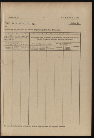 Verordnungs- und Anzeige-Blatt der k.k. General-Direction der österr. Staatsbahnen 18900204 Seite: 25