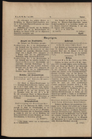 Verordnungs- und Anzeige-Blatt der k.k. General-Direction der österr. Staatsbahnen 18900206 Seite: 6