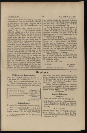 Verordnungs- und Anzeige-Blatt der k.k. General-Direction der österr. Staatsbahnen 18900309 Seite: 5