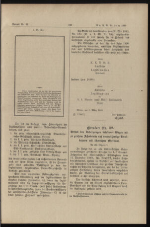 Verordnungs- und Anzeige-Blatt der k.k. General-Direction der österr. Staatsbahnen 18900313 Seite: 3