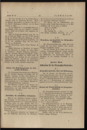 Verordnungs- und Anzeige-Blatt der k.k. General-Direction der österr. Staatsbahnen 18900319 Seite: 19