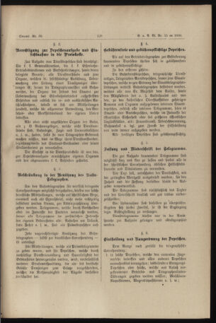 Verordnungs- und Anzeige-Blatt der k.k. General-Direction der österr. Staatsbahnen 18900319 Seite: 3