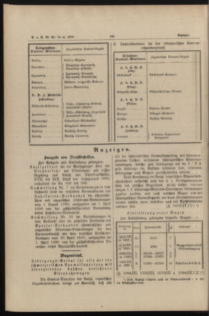 Verordnungs- und Anzeige-Blatt der k.k. General-Direction der österr. Staatsbahnen 18900404 Seite: 4