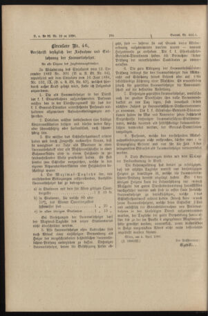 Verordnungs- und Anzeige-Blatt der k.k. General-Direction der österr. Staatsbahnen 18900413 Seite: 18