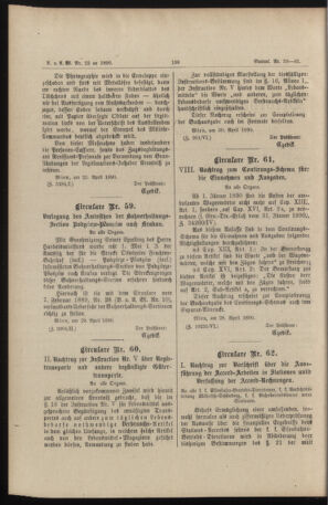 Verordnungs- und Anzeige-Blatt der k.k. General-Direction der österr. Staatsbahnen 18900503 Seite: 2