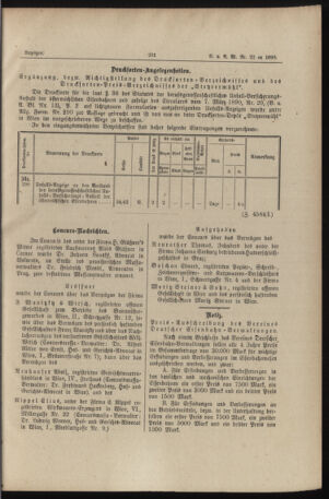 Verordnungs- und Anzeige-Blatt der k.k. General-Direction der österr. Staatsbahnen 18900503 Seite: 5