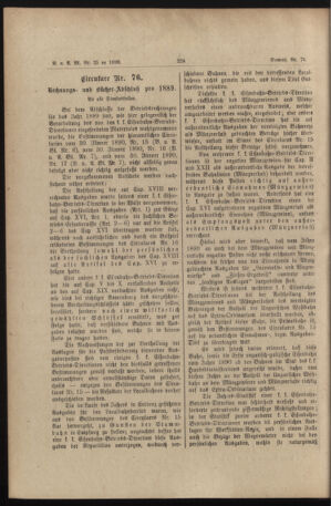 Verordnungs- und Anzeige-Blatt der k.k. General-Direction der österr. Staatsbahnen 18900531 Seite: 2