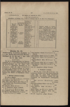 Verordnungs- und Anzeige-Blatt der k.k. General-Direction der österr. Staatsbahnen 18900615 Seite: 3