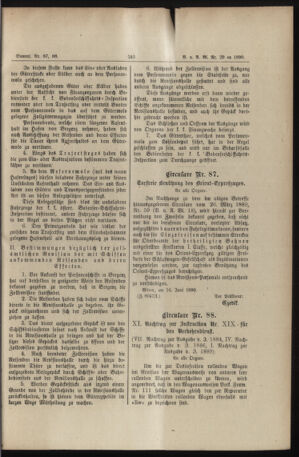 Verordnungs- und Anzeige-Blatt der k.k. General-Direction der österr. Staatsbahnen 18900625 Seite: 3