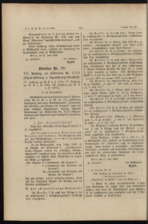 Verordnungs- und Anzeige-Blatt der k.k. General-Direction der österr. Staatsbahnen 18900625 Seite: 4