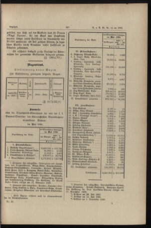 Verordnungs- und Anzeige-Blatt der k.k. General-Direction der österr. Staatsbahnen 18900625 Seite: 9