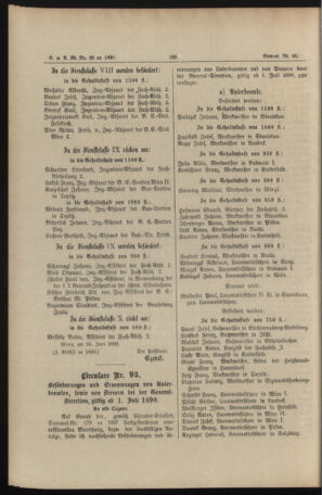 Verordnungs- und Anzeige-Blatt der k.k. General-Direction der österr. Staatsbahnen 18900627 Seite: 10