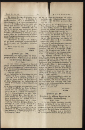 Verordnungs- und Anzeige-Blatt der k.k. General-Direction der österr. Staatsbahnen 18900704 Seite: 7