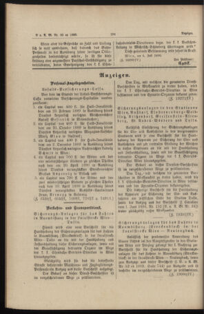 Verordnungs- und Anzeige-Blatt der k.k. General-Direction der österr. Staatsbahnen 18900714 Seite: 2