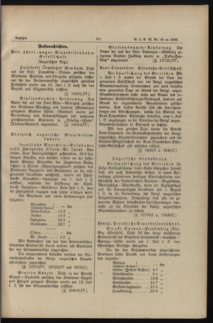 Verordnungs- und Anzeige-Blatt der k.k. General-Direction der österr. Staatsbahnen 18900725 Seite: 11