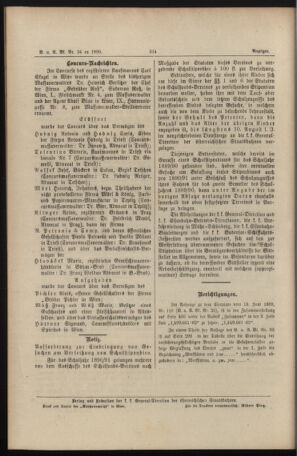 Verordnungs- und Anzeige-Blatt der k.k. General-Direction der österr. Staatsbahnen 18900725 Seite: 14