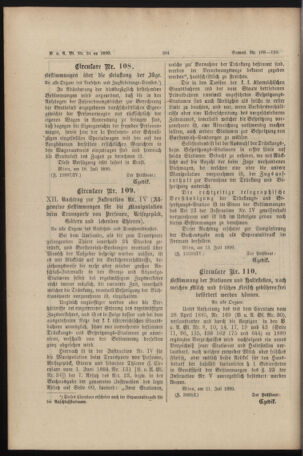 Verordnungs- und Anzeige-Blatt der k.k. General-Direction der österr. Staatsbahnen 18900725 Seite: 4