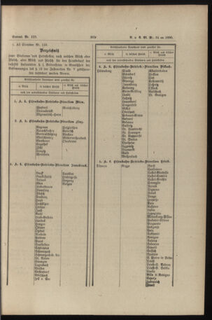 Verordnungs- und Anzeige-Blatt der k.k. General-Direction der österr. Staatsbahnen 18900725 Seite: 5