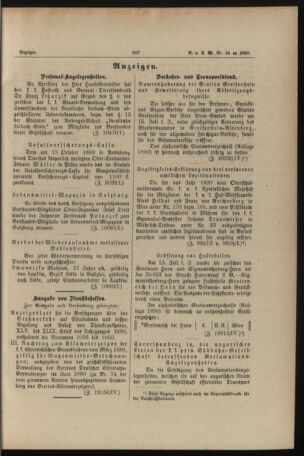 Verordnungs- und Anzeige-Blatt der k.k. General-Direction der österr. Staatsbahnen 18900725 Seite: 7