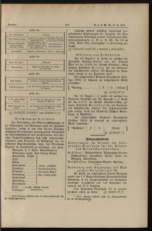 Verordnungs- und Anzeige-Blatt der k.k. General-Direction der österr. Staatsbahnen 18900818 Seite: 19