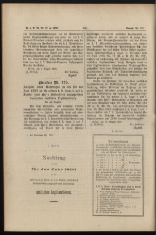 Verordnungs- und Anzeige-Blatt der k.k. General-Direction der österr. Staatsbahnen 18900818 Seite: 2