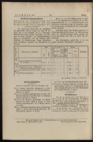 Verordnungs- und Anzeige-Blatt der k.k. General-Direction der österr. Staatsbahnen 18900818 Seite: 20