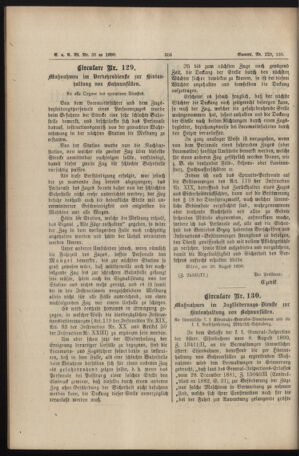 Verordnungs- und Anzeige-Blatt der k.k. General-Direction der österr. Staatsbahnen 18900825 Seite: 2