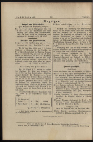 Verordnungs- und Anzeige-Blatt der k.k. General-Direction der österr. Staatsbahnen 18900825 Seite: 4